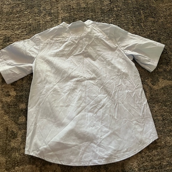 Hannah Kate Boys Light Blue Linen Button down - Picture 4 of 5